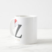 Tasse monogramme de Noël (Devant gauche)
