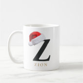 Tasse monogramme de Noël (Gauche)