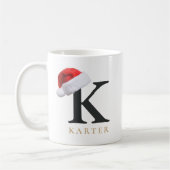 Tasse monogramme de Noël (Gauche)