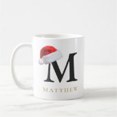 Tasse monogramme de Noël (Gauche)