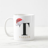 Tasse monogramme de Noël (Gauche)