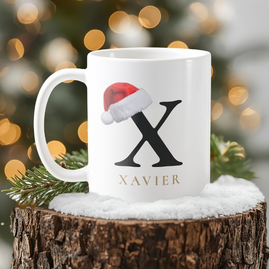 Tasse Monogramme de Noël
