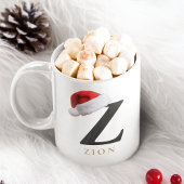 Tasse monogramme de Noël
