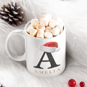 Tasse monogramme de Noël