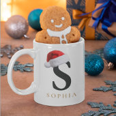 Tasse monogramme de Noël