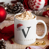 Tasse monogramme de Noël