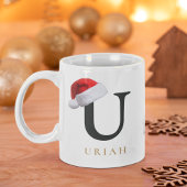 Tasse monogramme de Noël
