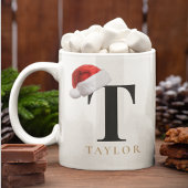 Tasse monogramme de Noël