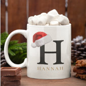 Tasse monogramme de Noël