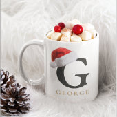 Tasse monogramme de Noël