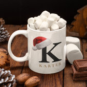 Tasse monogramme de Noël