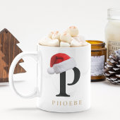 Tasse monogramme de Noël