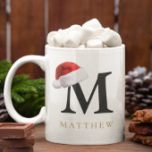 Tasse monogramme de Noël