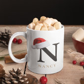 Tasse monogramme de Noël