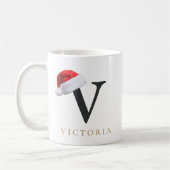 Tasse monogramme de Noël (Gauche)
