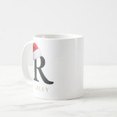 Tasse monogramme de Noël (Devant gauche)