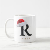Tasse monogramme de Noël (Gauche)