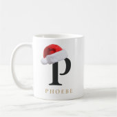 Tasse monogramme de Noël (Gauche)