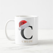 Tasse monogramme de Noël (Gauche)