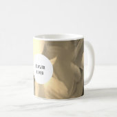 tasse monogramme fleur vintage pâle  (Devant droit)