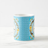 Tasse monogramme Marguerite Jaune (Centre)
