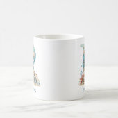 Tasse Monogramme Personnalisé R Initiale de la Côt (Centre)