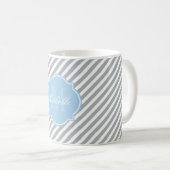 Tasse Monogramme Rayure Paloma (Devant droit)