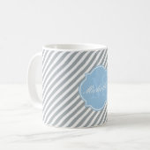 Tasse Monogramme Rayure Paloma (Devant gauche)