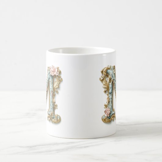 Tasse Monogramme Rococo 'M' pour une Princesse du  (Centre)