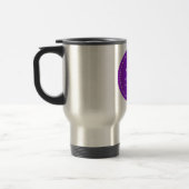 Tasse Monogramme Shamrock Vert/Bordure à points bl (Gauche)