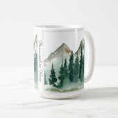 Tasse Montagnes Pins (Devant droit)