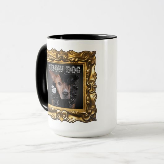 Tasse "montrez chien" (Devant gauche)