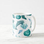 Tasse Morning Tide | Vibes esthétiques de plage (Devant droit)