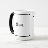 Tasse Morphing 45 cl NOPE (Devant gauche)