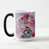Tasse Morphing aux Œillets Lavande (Gauche)