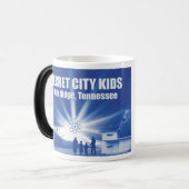 Tasse morphing bleue (Devant gauche)