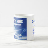 Tasse morphing bleue (Centre)