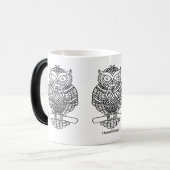 Tasse Morphing Chouette (11oz) (Devant gauche)