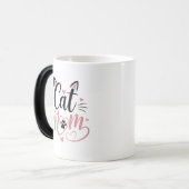 Tasse Morphing Couleur Maman Chat Mignon (Devant gauche)