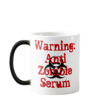 Tasse Morphing d'anti sérum de zombi