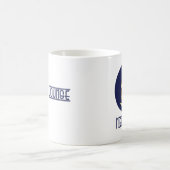 Tasse Morphing de bleu de couche-tard/blanche (Centre)