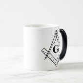 Tasse Morphing de carré et de boussole (Devant droit)