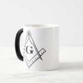 Tasse Morphing de carré et de boussole (Devant gauche)