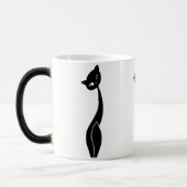 Tasse Morphing de chat noir (Gauche)