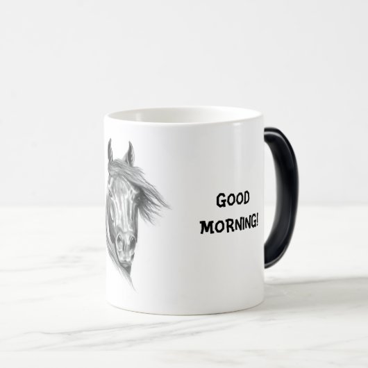 Tasse Morphing de cheval (Devant droit)