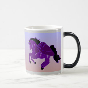 Tasse Morphing de cheval de Pegasus de foudre