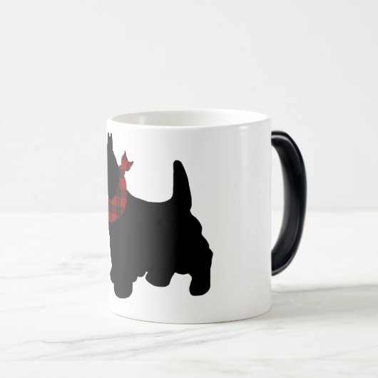 Tasse Morphing de chien de Scottie (Devant droit)