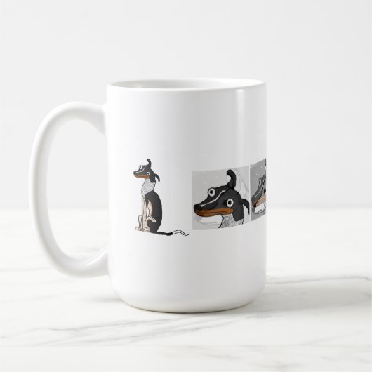 Tasse Morphing de chien simple (Gauche)