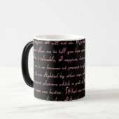 Tasse Morphing de citation de fierté et de (Devant gauche)
