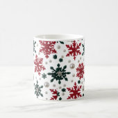 Tasse Morphing de Couleur à Motif de Flocon de Nei (Centre)